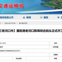 新建4個1000噸級泊位！湖北又一綜合碼頭開工